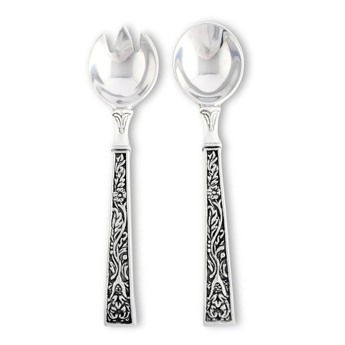 Arthur Court Concho Pattern Serving Spoon Set