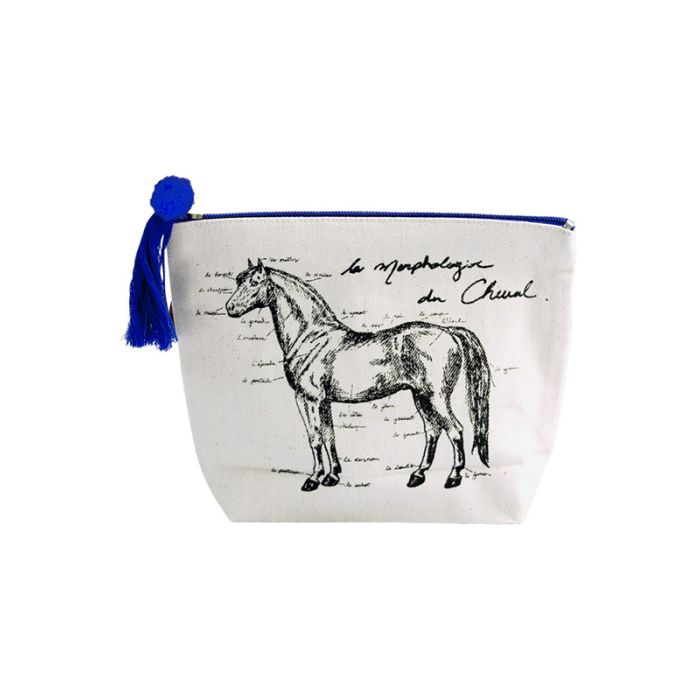 Spiced Equestrian Makeup Bag