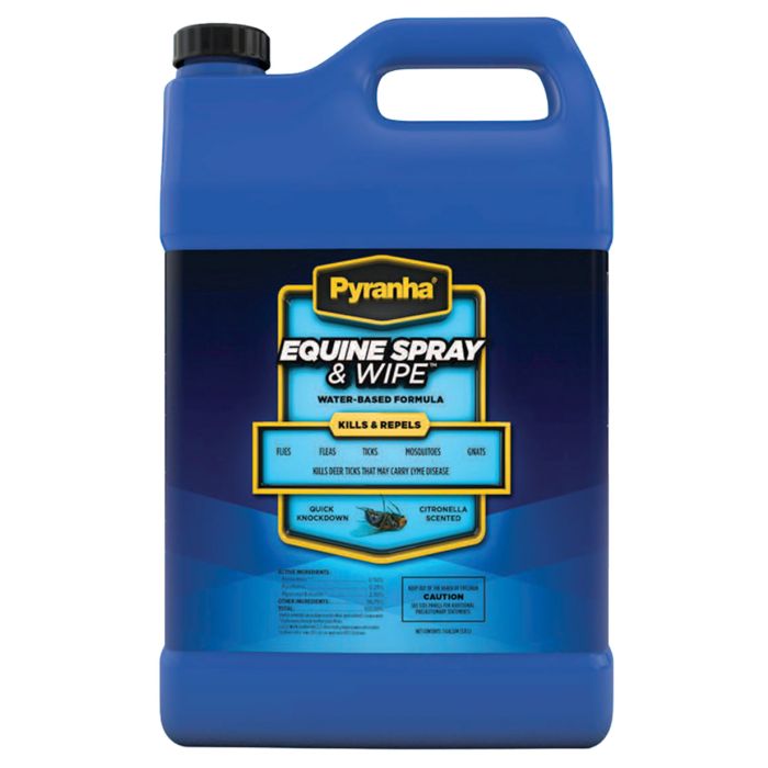 Pyranha Equine Spray & Wipe Insect/Fly Spray Refill (1 Gallon)