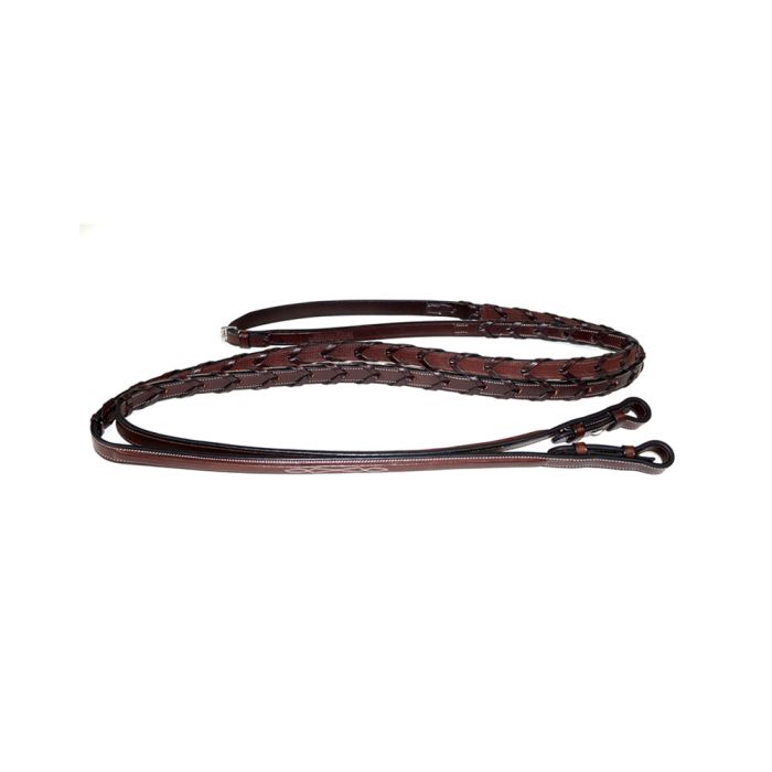 Nunn Finer Reins Laced Fancy Rubber Lined Bella Donna