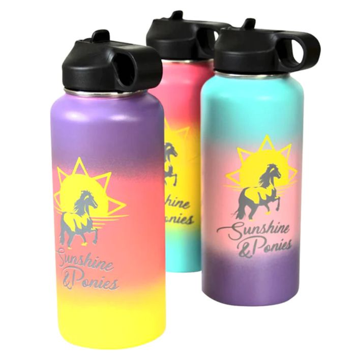 Spiced Equestrian Insulated Water Bottle With Lid