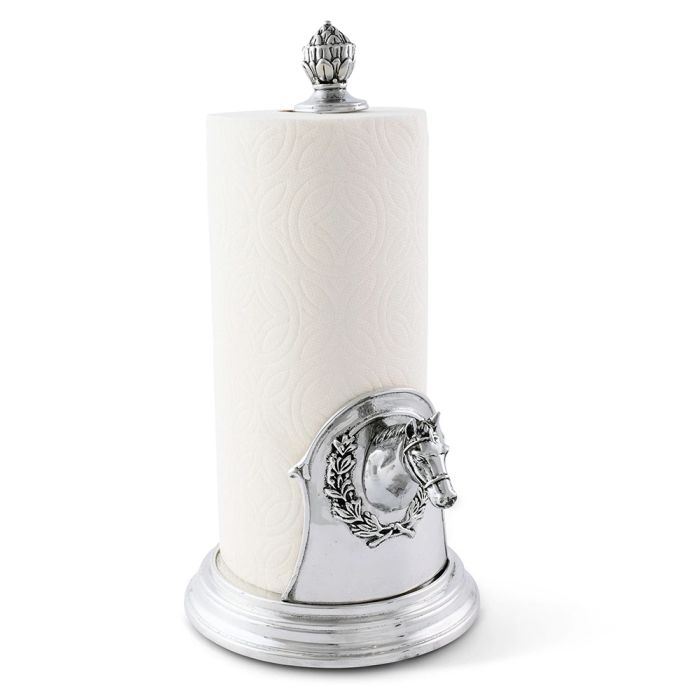 Arthur Court Horse Head Paper Towel Holder