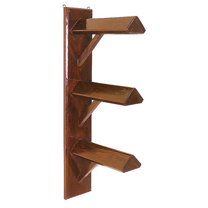 Saddle Rack Triple Wall Mount