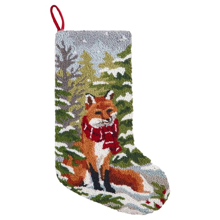 Peking Handcraft Snow Fox Hook Stocking