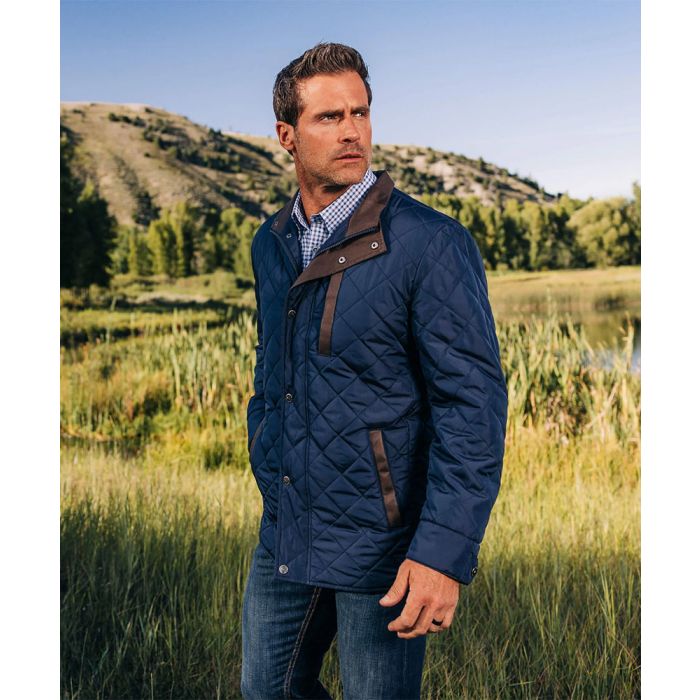 Madison Creek Mens Highlands Diamond Quilted Nylon Jacket