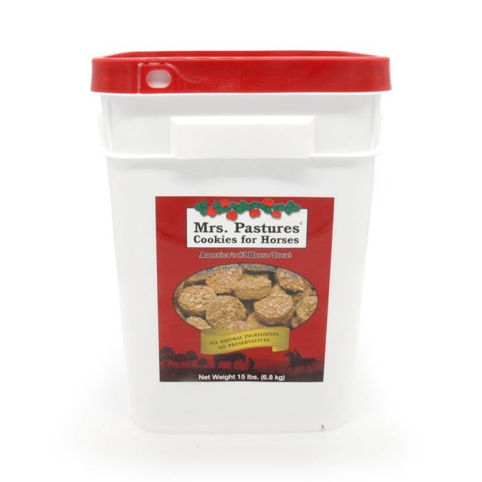 Mrs. Pastures Cookies for Horses 15lb Bucket