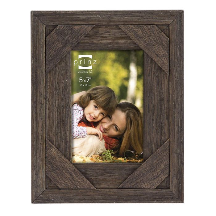 Barnes Distressed Antique Brown 5 x 7 Frame