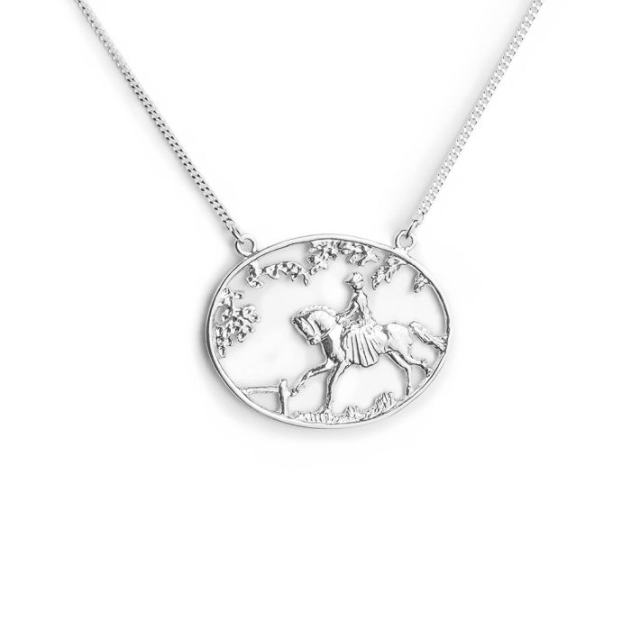Loriece Silver Ride In The Park Necklace
