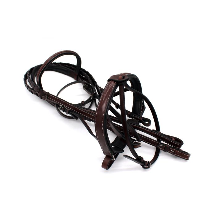 M. Toulouse Liza Hunter Raised Fancy Stiched Bridle