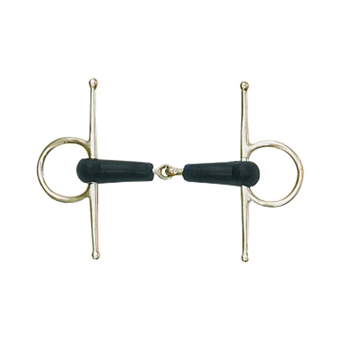 Centaur® Stainless Steel Soft-Rubber Covered Jointed Full Cheek Bit