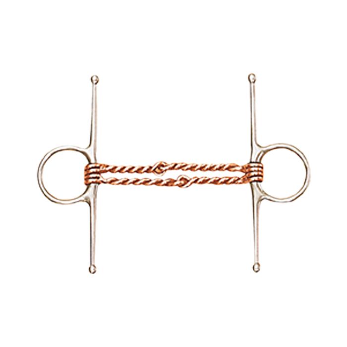 Centaur® Stainless Steel Double Twisted Copper Wire Full Cheek Bit