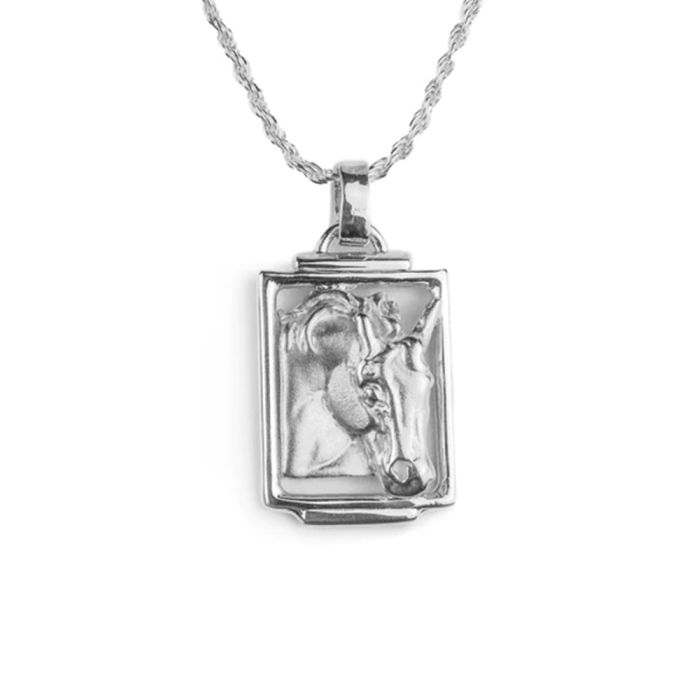 Loriece Framed Horsehead Necklace