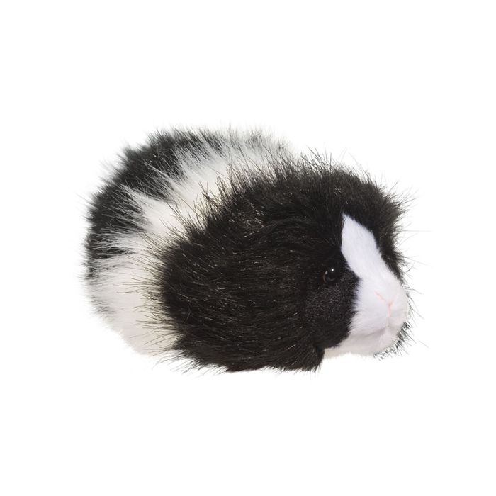 Douglas Toy Angora Black/White Guinea Pig