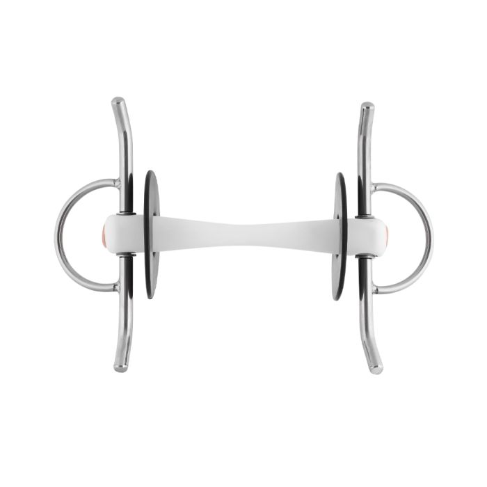 Sprenger Full Cheek Snaffle Nathe 20mm Flexible Mullen Mouth 55mm Rings