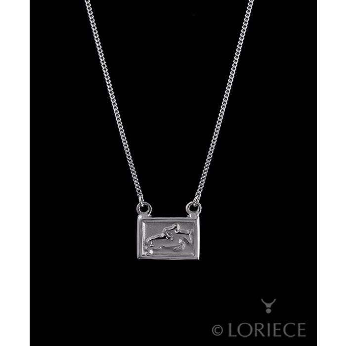 Loriece Jumper Relief Pendant Necklace