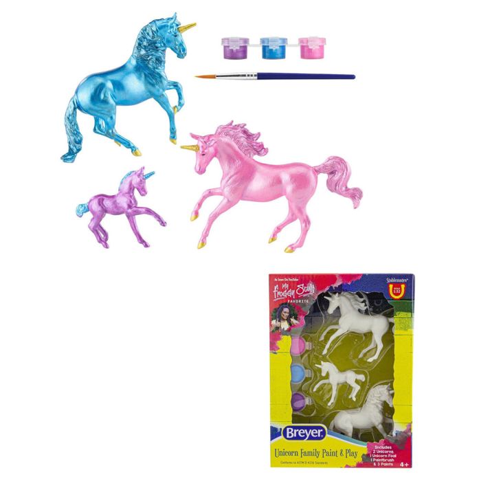 Breyer's Unicorn Family Paint & Play