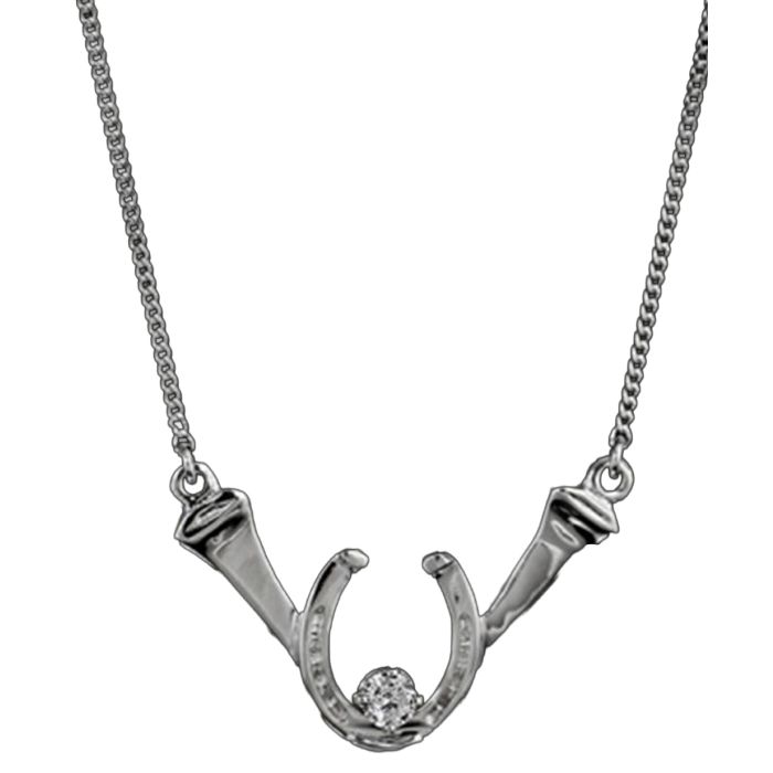 Loriece Horseshoe Nail V with Horseshoe