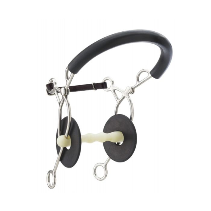 Happy Mouth Hackamore Mulled Shaped Bit