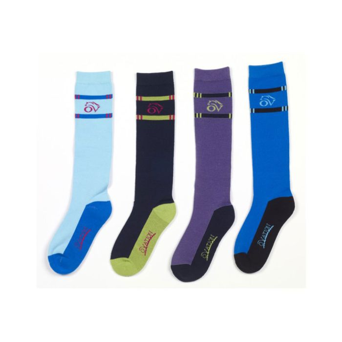 Ovation Painted Rails Riding Socks