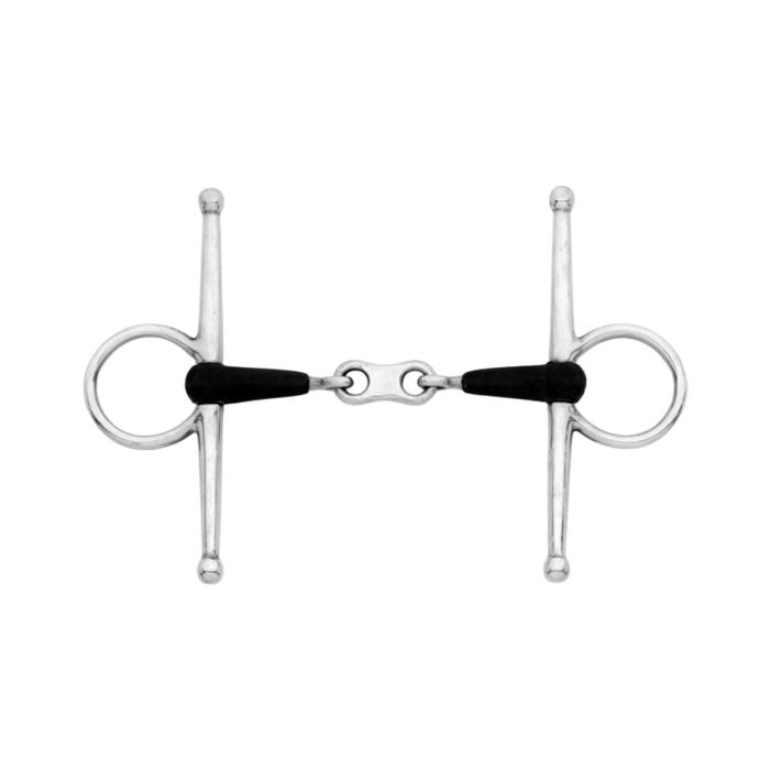 Centaur Eco Pure French Link Full Cheek Rubber Mouth Bit