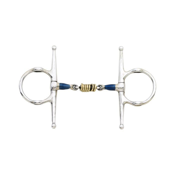 Centaur® Stainless Steel Full Cheek Gag w/ Loose Brass Roller Disks
