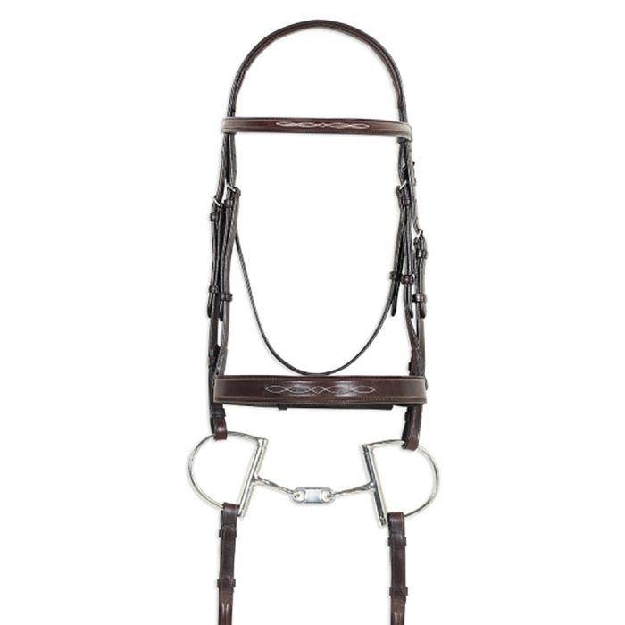 Pessoa® PRO Fancy Stitched Wide Nose Bridle