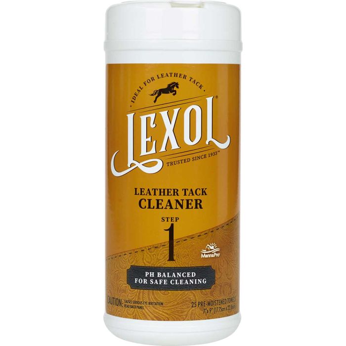 Lexol pH-Balanced Leather Tack Cleaner Quick Wipes (25 ct)