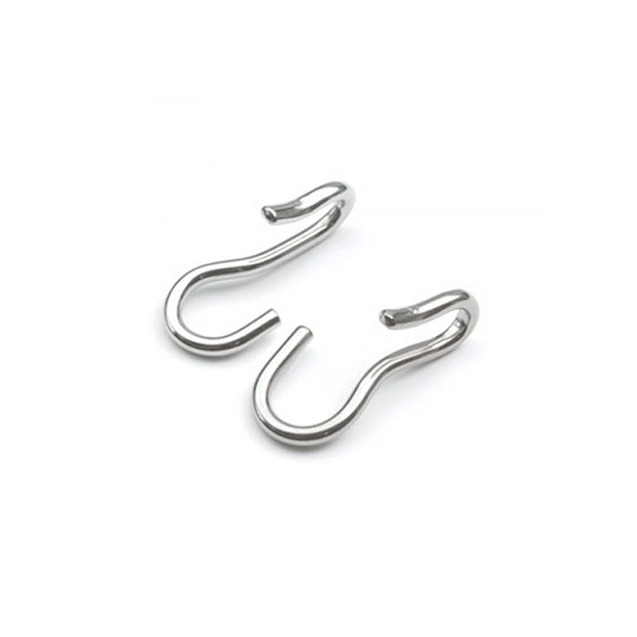 Centaur SS Curb Chain Hooks Pair