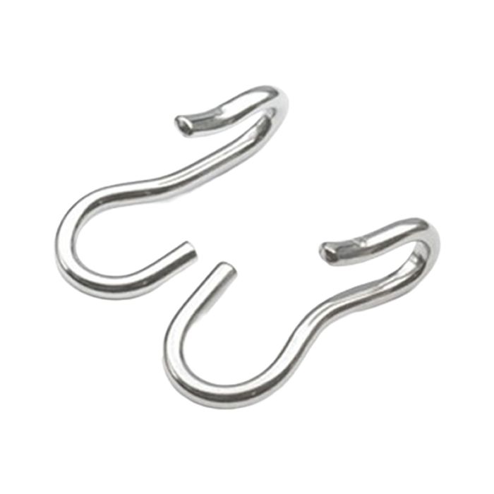 Centaur® Stainless Steel Curb Chain Hooks Pair