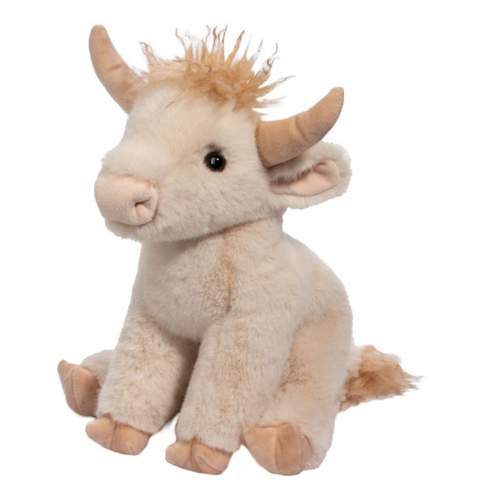 Douglas Toy Super Soft Laddie Cream Highland Cow