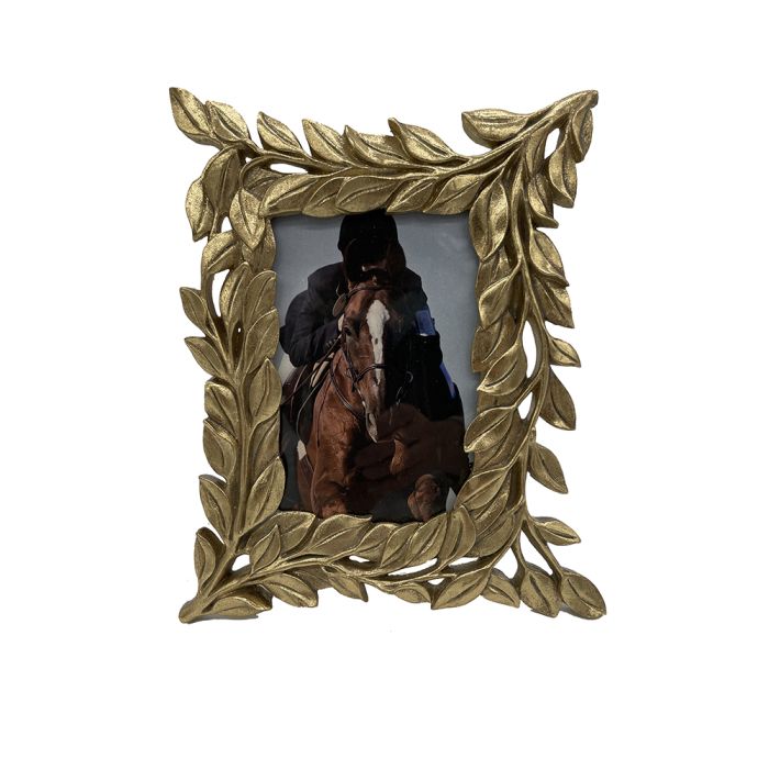 Golden Laurel Photo Frame