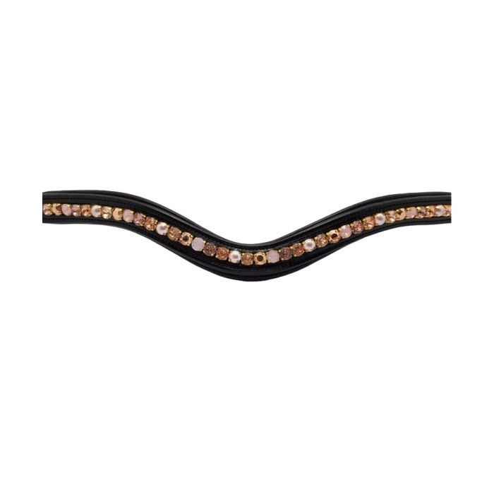 Red Barn Curved Browband  w/Stones