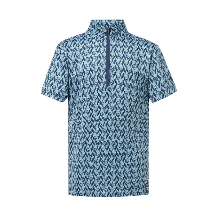 Kerrits Kids Summer Ride Ice Fil Short Sleeve Equestrian Shirt - Print