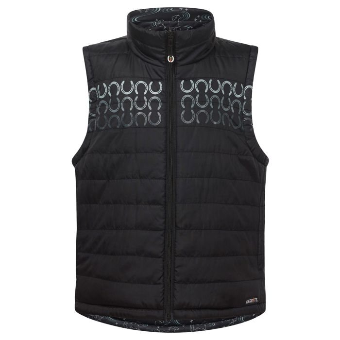 Kerrits Kids Ride The Wind Reversible Quilted Riding Vest