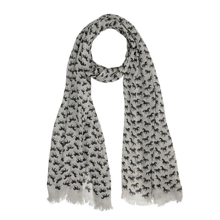 AWST Lila Horse Silhouettes Scarf