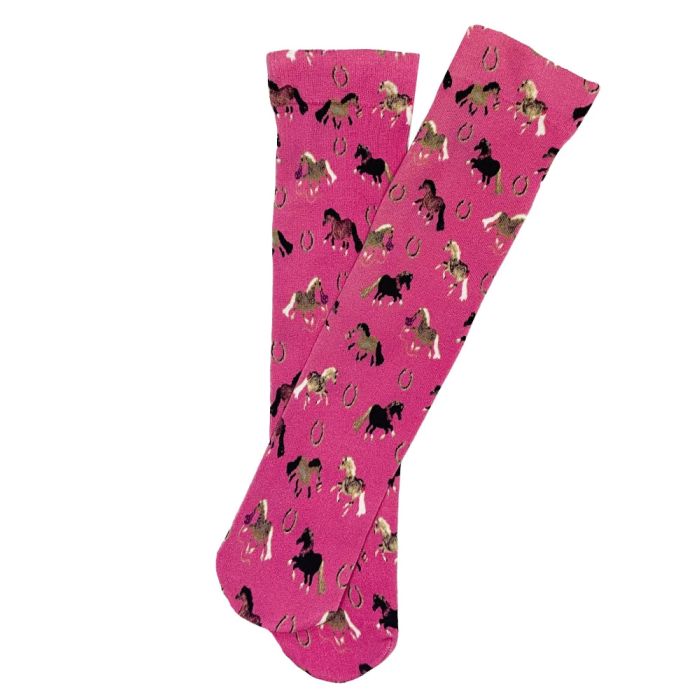 AWST Kids Lila Puff Ponies Socks