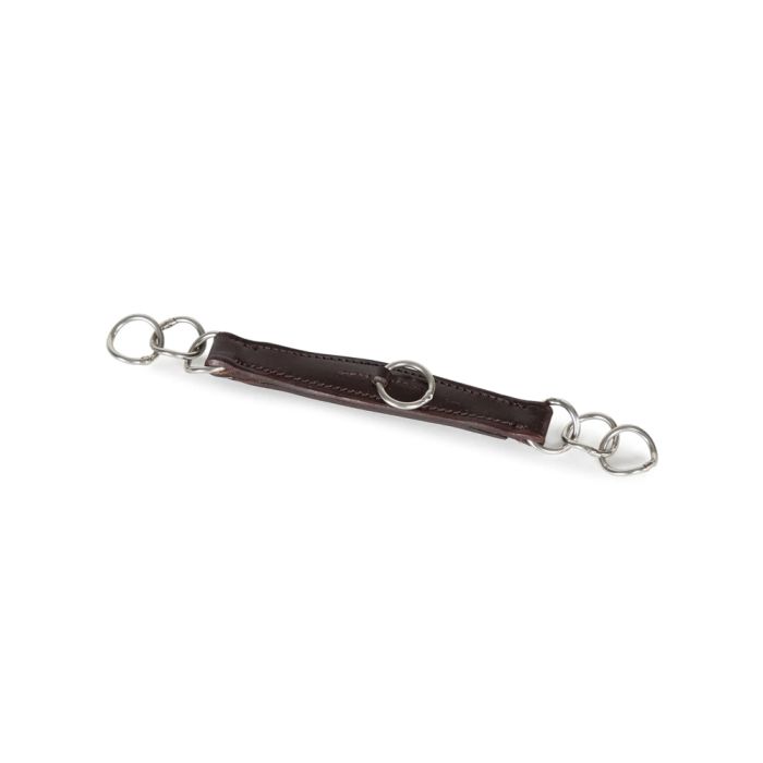 Shires Leather Curb Chain