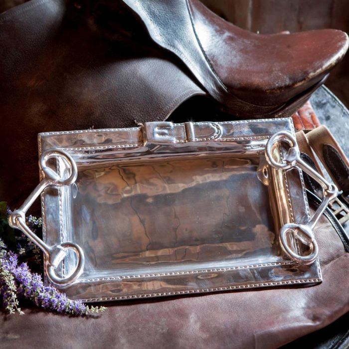 Beatriz Ball Large Western Equestrian Tray with Handles