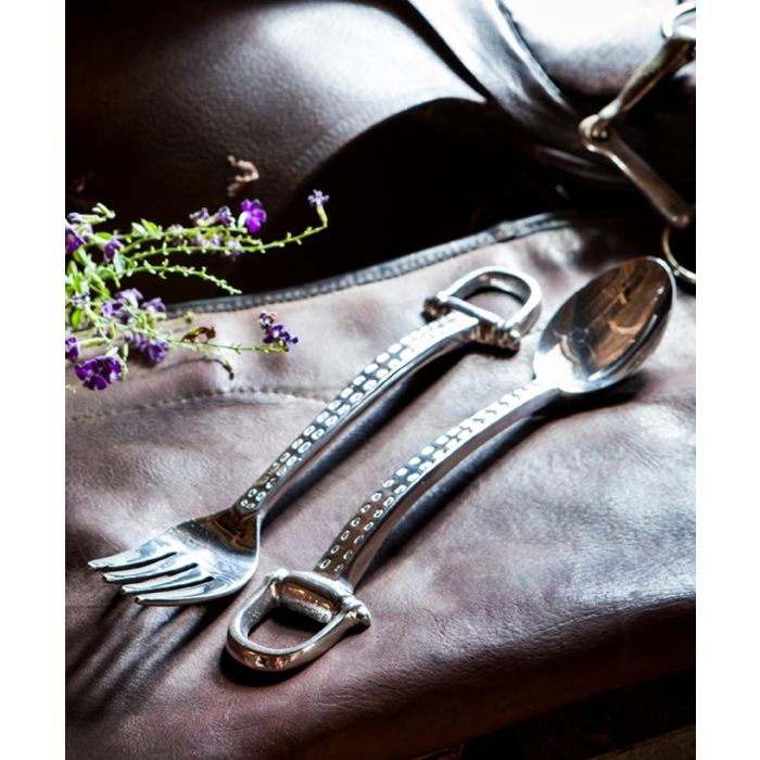 Beatriz Ball Western Equestrian Salad Servers