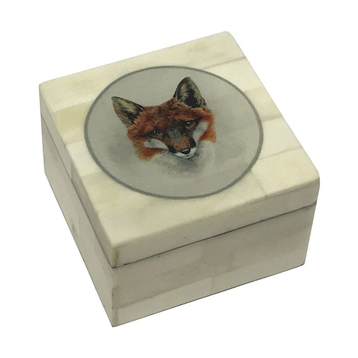 Madison Bay Co. Printing Bone Box With Lift Off Lid (3.25")