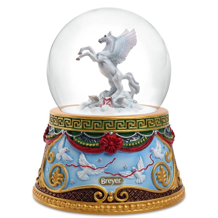 Breyer Musical Snow Globe Holiday Flight (2023)