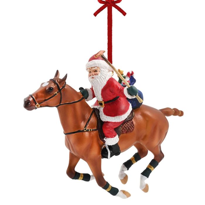 Breyer Polo Playing Santa Ornament (2023)