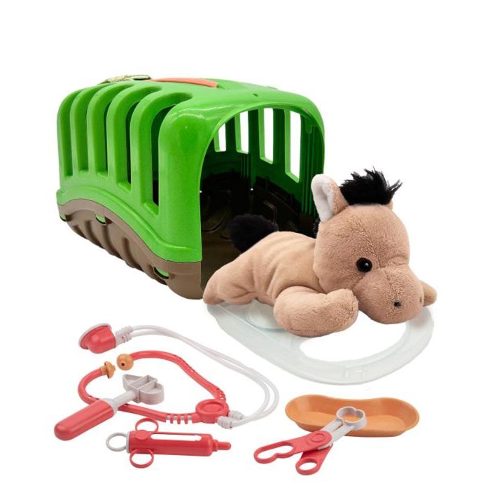 Kelley & Company Plush Animal Veterinary Set