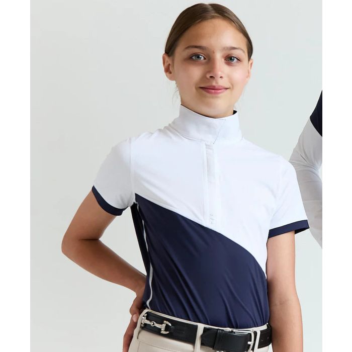 70 Degrees Ladies Asymmetrical Short Sleeve Show Shirt With UPF Protection