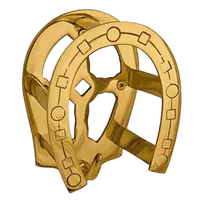 Brass Fancy Horseshoe Bridle Bracket