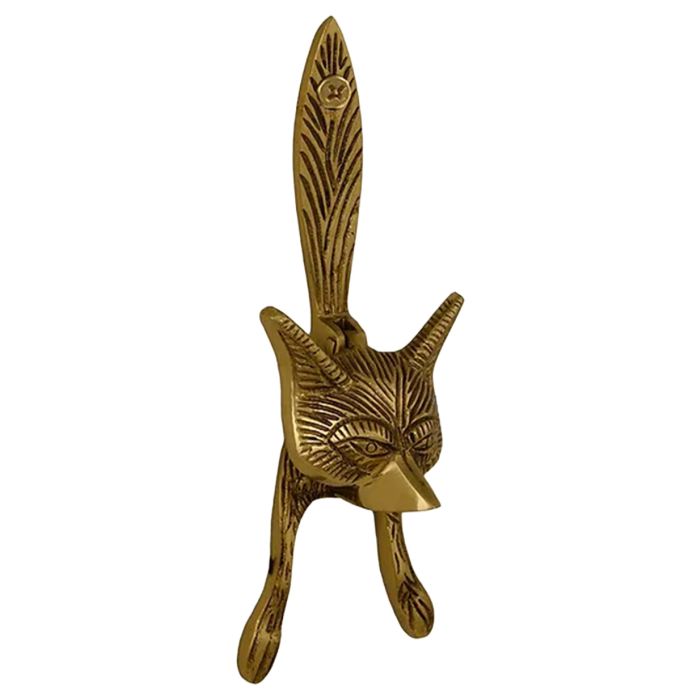 Brass Small Fox Knocker