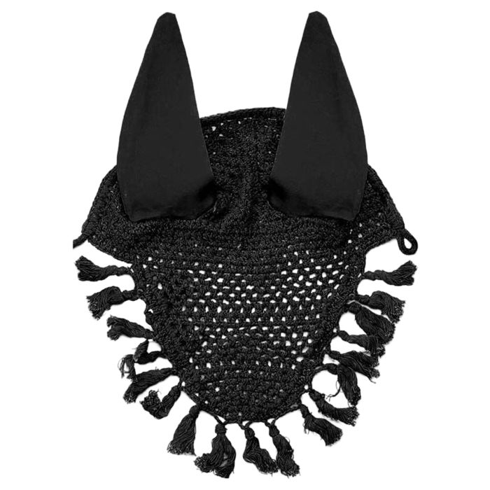 Crochet Ear Net with Tassels