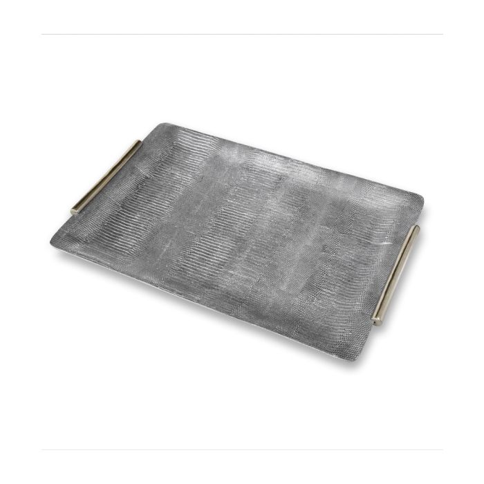 Beatriz Ball Sierra Modern Python Large Tray W/ Handles