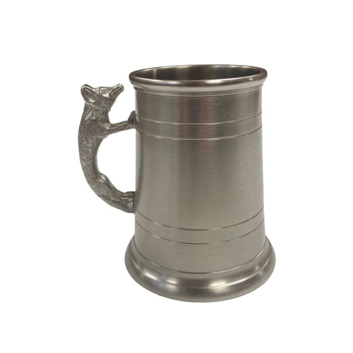 Madison Bay Co. Pewter-Plated Tankard Mug With Handle