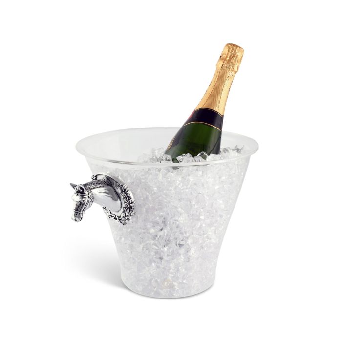Arthur Court Horse Head Acrylic Ice Bucket